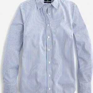 NWOT J.Crew Classic Banker Blue Tall Slim Stretch Size 10